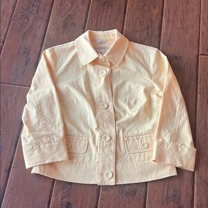 Talbots Yellow Stretch Jacket - Size 4